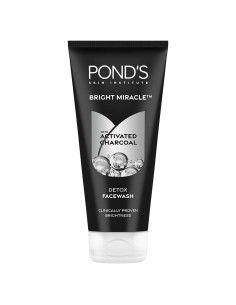 Limpiador Facial POND'S Milagro Brillante Detox 200g Carbón Activado