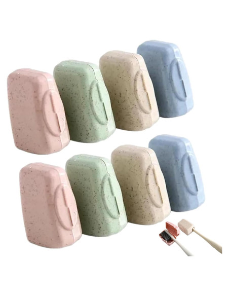 8 Cubiertas Protectores de Cepillo de Dientes DKJEkdje