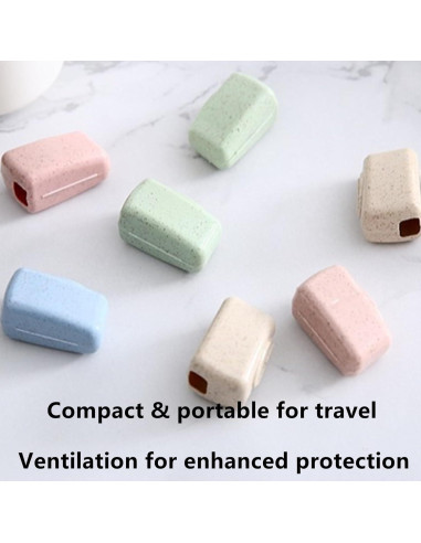 8 Cubiertas Protectores de Cepillo de Dientes DKJEkdje