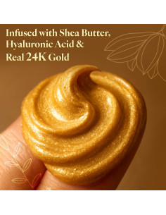 Mascarilla Facial de Oro 24K Soulspa Pure - Hidratante y Reafirmante 248g 2
