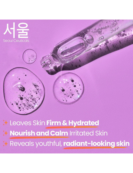 Suero Antienvejecimiento SeoulCeuticals 30ml - Ácido Poliglutámico + HA + Cica