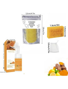 Juego de Cuidado Facial de Cúrcuma GALHJCZ - 3 Piezas 2