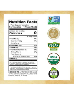 Vinagre de Sidra de Manzana Orgánico Marukan 710 ml Crudo y Sin Filtrar 2