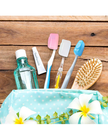 5 Fundas de Cepillo de Dientes Viaje MOZEAT LENS Colorido