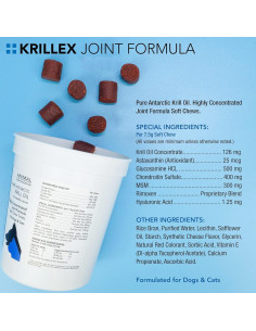 Suplemento Articular Krillex para Perros y Gatos - 60 Golosinas 2