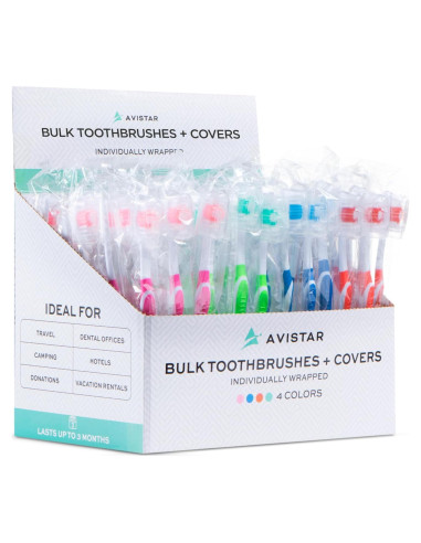 Paquete de 104 Cepillos de Dientes Desechables Avistar