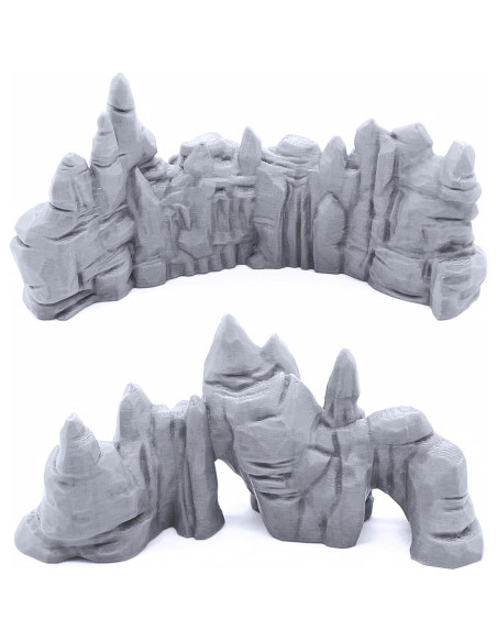 Paredes de Grotto Bajo EnderToys - Escenografía DND 28mm