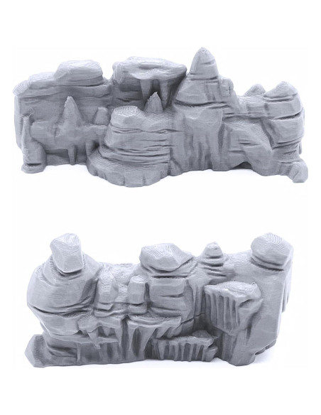 Paredes de Grotto Bajo EnderToys - Escenografía DND 28mm