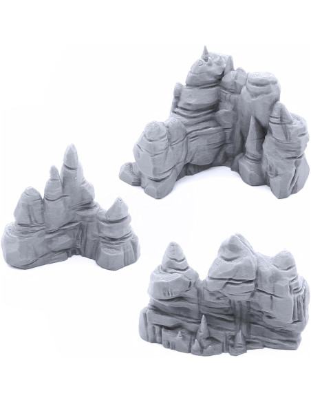 Paredes de Grotto Bajo EnderToys - Escenografía DND 28mm