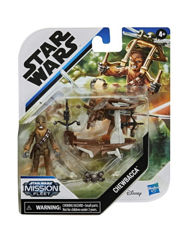 Figura y Vehículo Chewbacca Star Wars Mission Fleet 2.5"