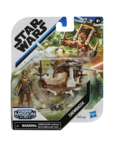 Figura y Vehículo Chewbacca Star Wars Mission Fleet 2.5"