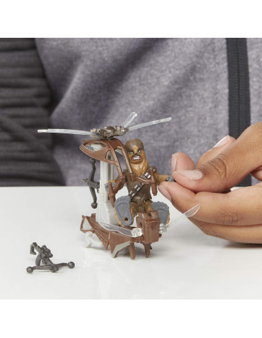 Figura y Vehículo Chewbacca Star Wars Mission Fleet 2.5"