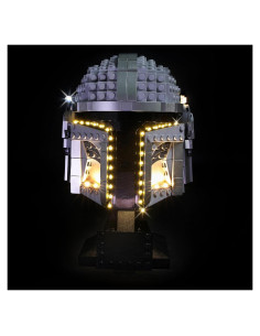 Kit de Luz LED Flashebrick para Casco Lego Mandalorian 75328