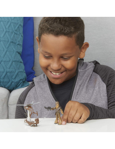 Figura y Vehículo Chewbacca Star Wars Mission Fleet 2.5"