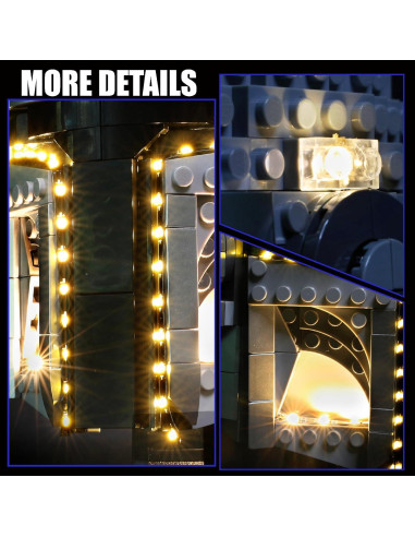 Kit de Luz LED Flashebrick para Casco Lego Mandalorian 75328