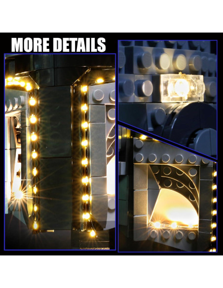 Kit de Luz LED Flashebrick para Casco Lego Mandalorian 75328