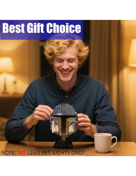 Kit de Luz LED Flashebrick para Casco Lego Mandalorian 75328