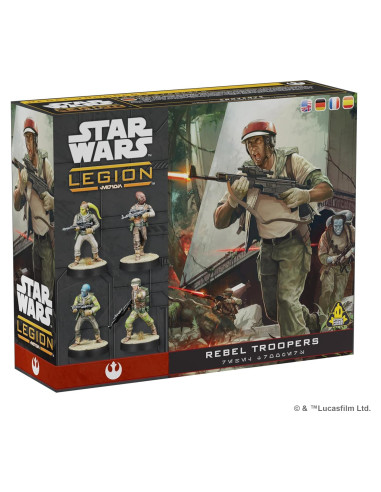 Expansión Soldados Rebeldes Star Wars Legion SWQ15 - 11 Miniaturas