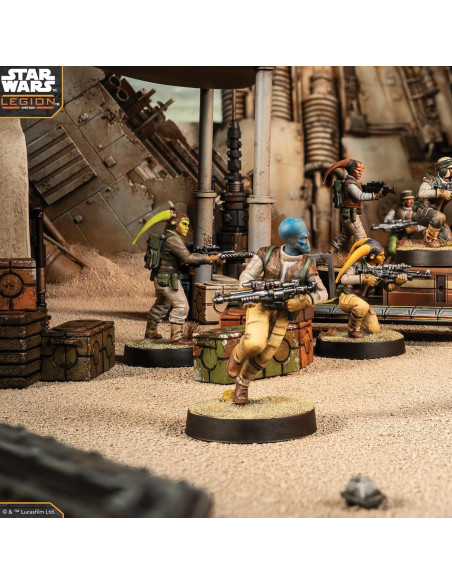Expansión Soldados Rebeldes Star Wars Legion SWQ15 - 11 Miniaturas
