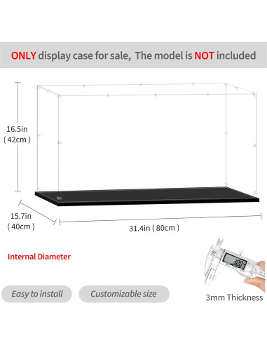 Caja de Exhibición LILIKAKA para Lego 10316 Rivendel 80x40x42cm