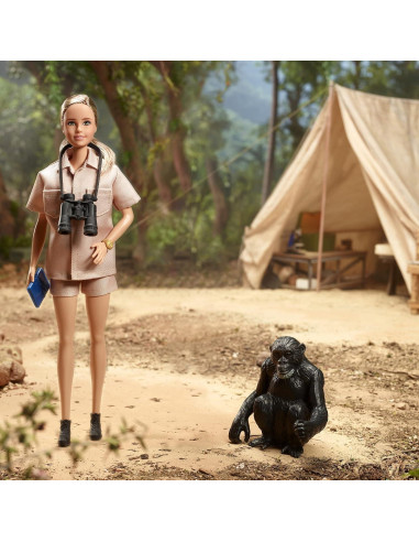 Muñeca Barbie Mujeres Inspiradoras Jane Goodall - 0.51 kg