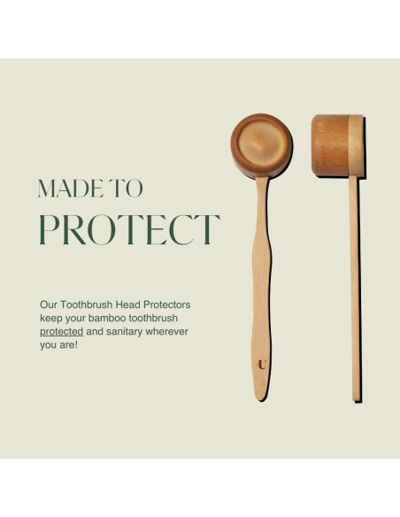 Cabezal Protector de Cepillo de Dientes Plus Ultra - Bambú Ecológico