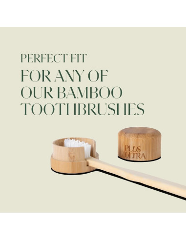 Cabezal Protector de Cepillo de Dientes Plus Ultra - Bambú Ecológico
