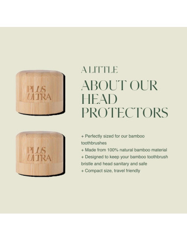 Cabezal Protector de Cepillo de Dientes Plus Ultra - Bambú Ecológico