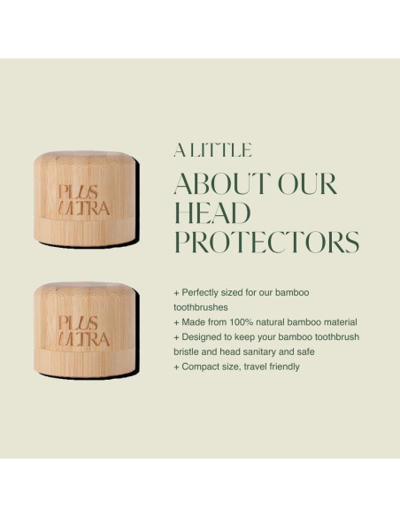 Cabezal Protector de Cepillo de Dientes Plus Ultra - Bambú Ecológico