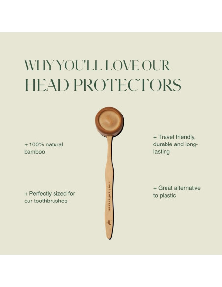 Cabezal Protector de Cepillo de Dientes Plus Ultra - Bambú Ecológico
