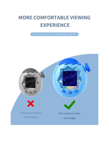 Protector de Pantalla TPU BOVUGAC para Tamagotchi Paradise - 3 Unidades