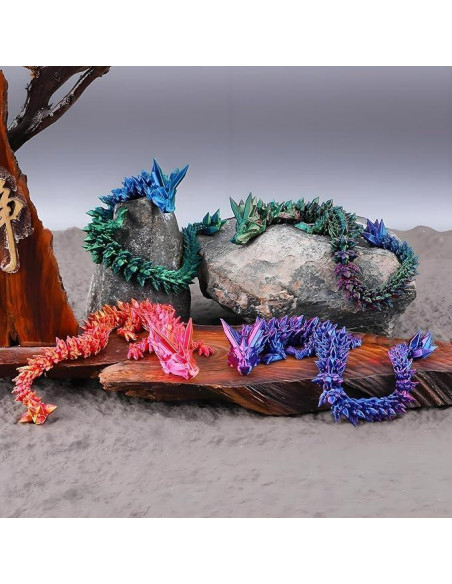 Juguete Antiestrés Dragón Articulado SHUWND 5 Piezas