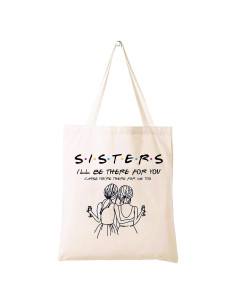 Bolsa de Tote Reutilizable LIBIHUA 40.6x34.3cm Beige