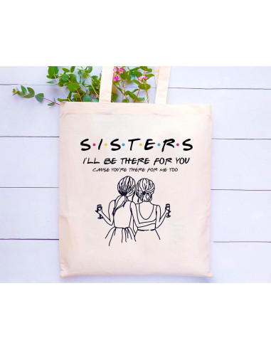 Bolsa de Tote Reutilizable LIBIHUA 40.6x34.3cm Beige