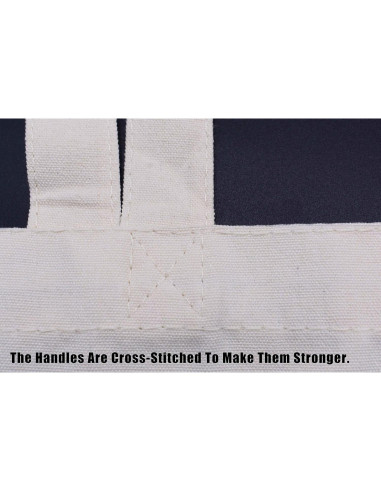 Bolsa de Tote Reutilizable LIBIHUA 40.6x34.3cm Beige