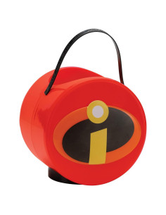 Cubeta de Golosinas Halloween Disguise 17.8x17.8x14.7 cm