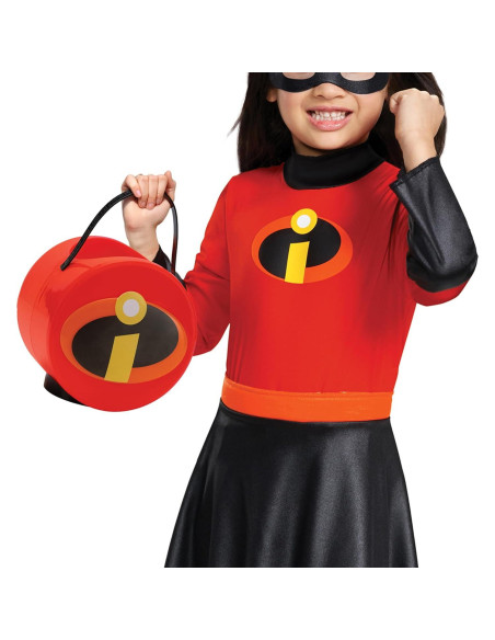 Cubeta de Golosinas Halloween Disguise 17.8x17.8x14.7 cm