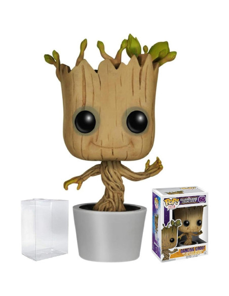 Figura Funko Pop Groot Bailarín Marvel 9.53 cm con Caja Protectora