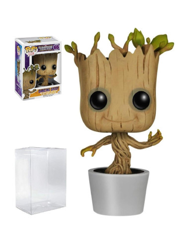 Figura Funko Pop Groot Bailarín Marvel 9.53 cm con Caja Protectora