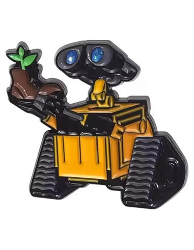 Pin de esmalte de metal Wall E 2.54 cm TCB Creations