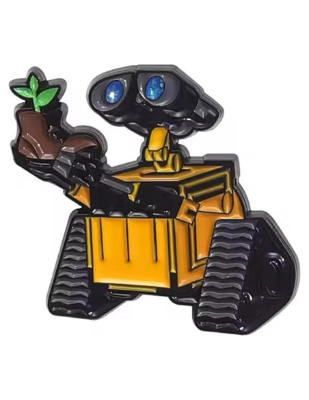 Pin de esmalte de metal Wall E 2.54 cm TCB Creations