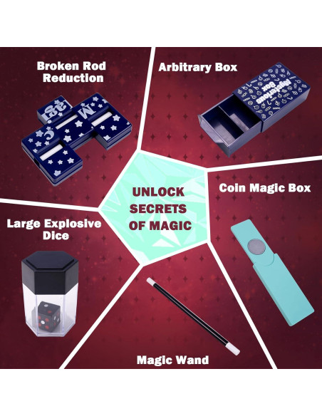 Kit de Magia 28 en 1 TENTAM para Niños 6+ con Instrucciones