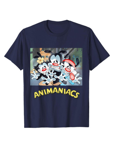 Camiseta Animaniacs Hombre Licenciada Ajuste Clásico