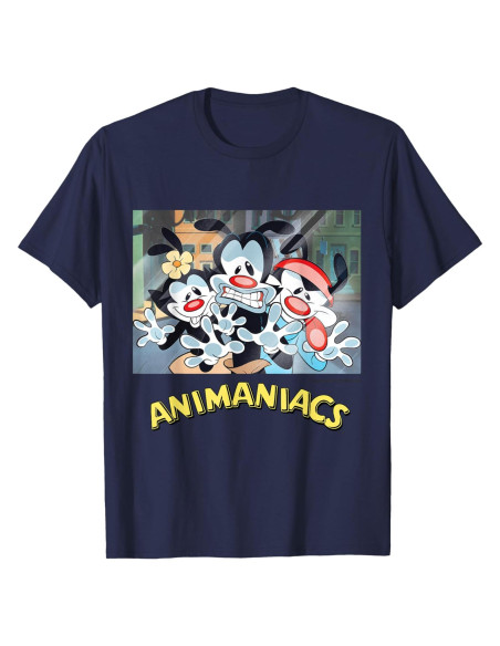 Camiseta Animaniacs Hombre Licenciada Ajuste Clásico