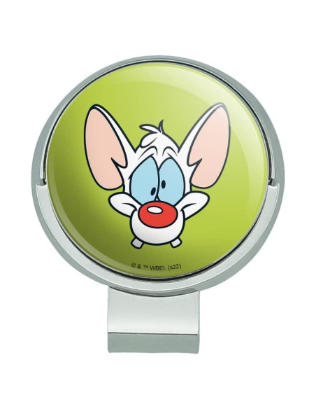 Clip de Sombrero de Golf con Marcador Magnético Pinky y Cerebro