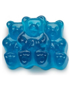 Ositos de Goma Frambuesa Azul All City Candy 453g Sin Gluten