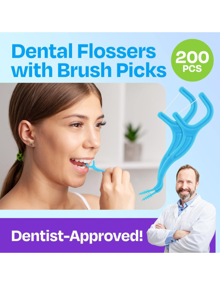 Cepillos Interdentales Trueocity con Hilo Dental - Paquete 4