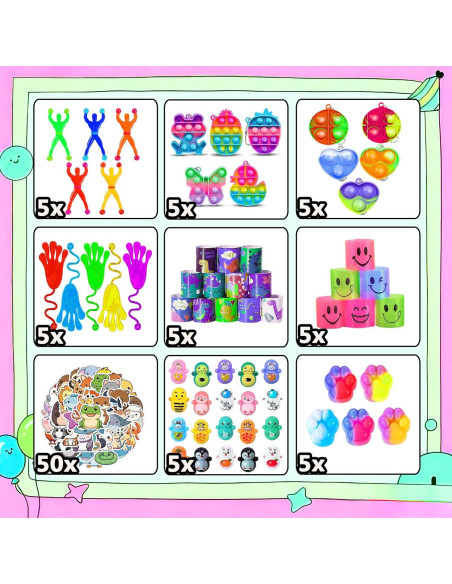 170 Piezas de Juguetes Antiestrés MoodHouse para Niños