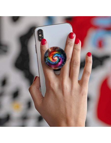 Agarre Colapsable Nsotts para Smartphones - 6 Paquete, Galaxia Azul