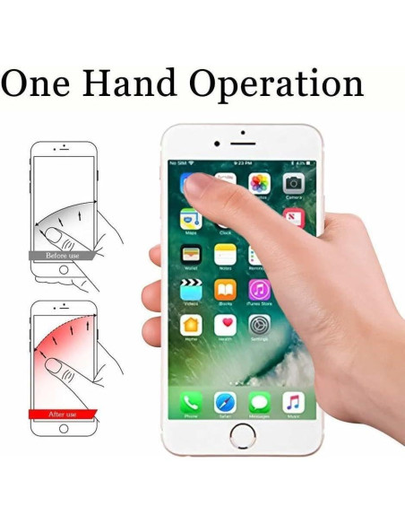 Agarre Colapsable Nsotts para Smartphones - 6 Paquete, Galaxia Azul